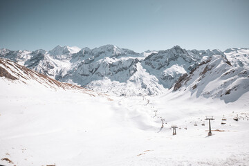 Fototapeta premium winter mountain landscape