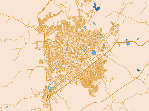 Sincelejo street network map &mdash; Colombia
