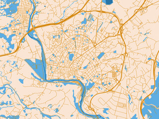 Fototapeta premium City map background — Manresa, Spain