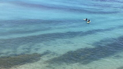 ocean paddle surf in atlantic ocean © Aperezer