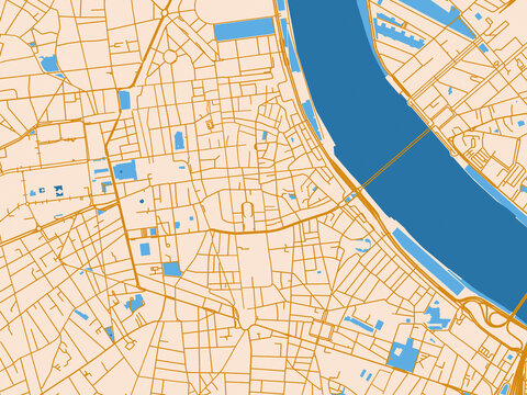 City map of Bordeaux Centre, France