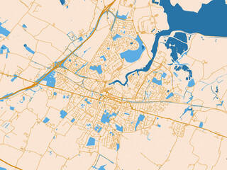 Fototapeta premium City map background — Sittingbourne, United Kingdom
