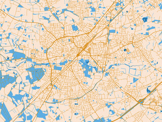 Fototapeta premium City map background — Gutersloh, Germany