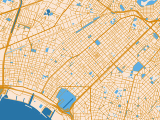 Obraz premium Kallithea Greece city map poster