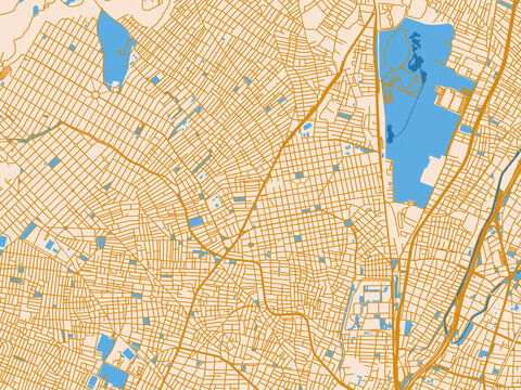 Urban grid map &mdash; Ilion, Greece