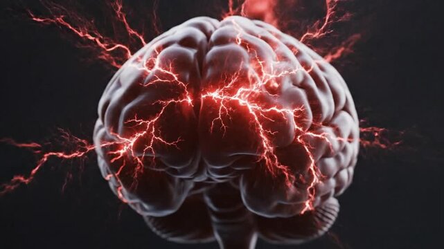 Visualizing brain pain and neural pathways in 4k video