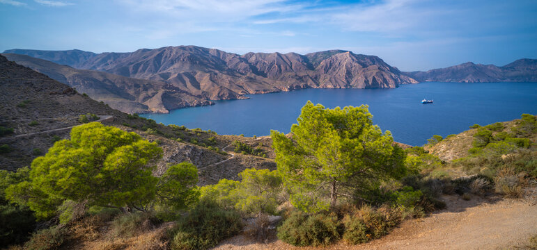 Sierra de la Muela Cabo Ti&ntilde;oso y Rold&aacute;n Regional Park, Cartagena, LIC, ZEPA, Red Natura 2000, Regi&oacute;n de Murcia, Spain, Europe