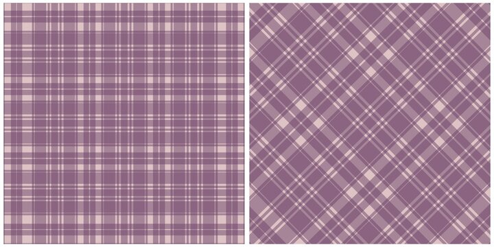 Purple Plaid Seamless Patterns, Seamless checkered pattern