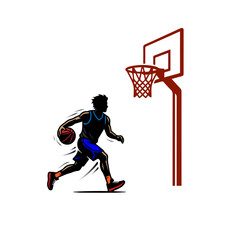 Basketball Player Movement Icon © Ananta