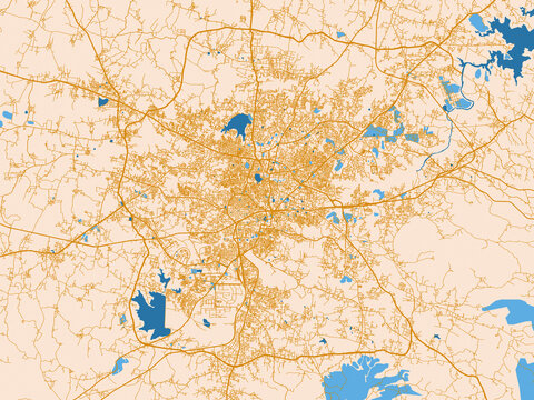 Ranchi &ndash; city map, India