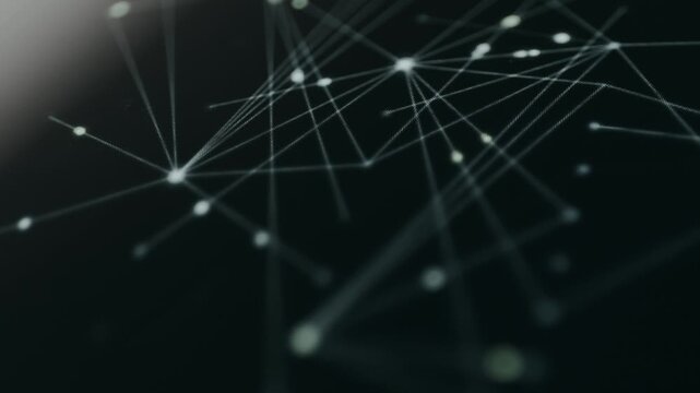 Neural Network Canvas, a multi-layer network with firing nodes and glowing synaptic pulses