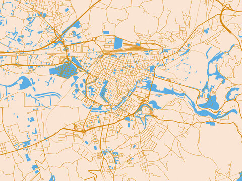 Terni &ndash; street map, Italy