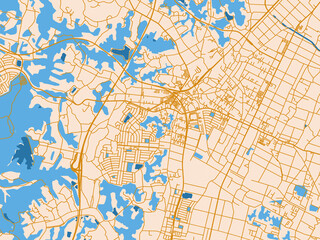 Fototapeta premium Oami Japan city map poster