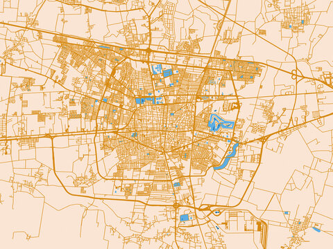 Celaya, Mexico &ndash; urban map