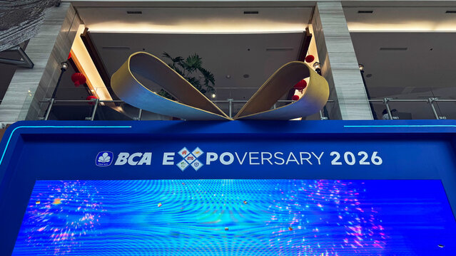 Tangerang, Indonesia on 6 February 2026: BCA Expo or BCA Expoversary 2026 at Indonesia Convention Exhibition or ICE BSD. it is a major annual exhibition held by Bank Central Asia or BCA