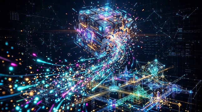 Vibrant Network Connections Unfold