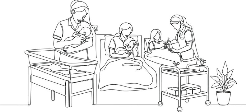 hospital staff assisting patients