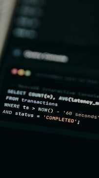 SQL query console showing cycling queries on Execute