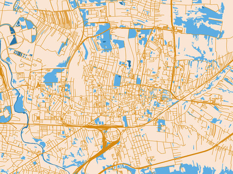Tarnow, Poland &ndash; urban map