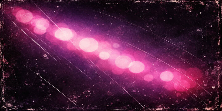 An abstract galaxy nebula background with a glowing purple starfield and cosmic dust provides a bright fantasy space for text within a dark universe