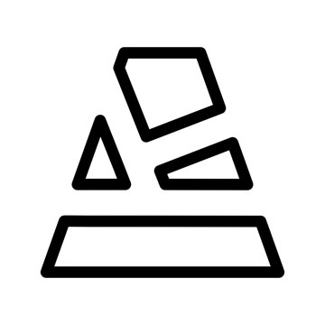 Yorkstone Icon Vector Symbol Design Illustration