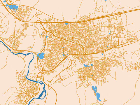 Kirikkale, T&uuml;rkiye &ndash; street map