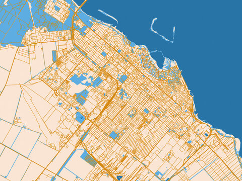 City map poster &mdash; Cherkasy, Ukraine