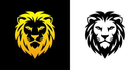 Logotipo con cabeza de león heráldico, al estilo clásico de los emblemas medievales. © teracreonte