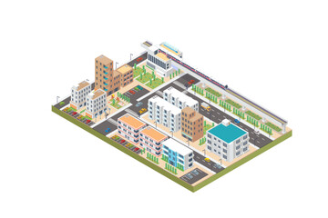 Obraz premium city map