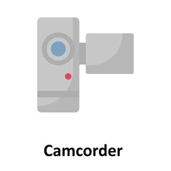 Fototapeta premium Camcorder Vector icon which can easily modify or edit
