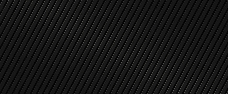 Abstract black diagonal stripes background, minimal clean striped shape , simple elegant luxury geometry pattern design graphic, modern seamless business presentation illustration