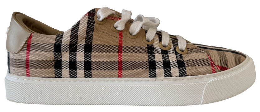 Burberry Albridge Vintage Check Low Top Women's Sneaker.