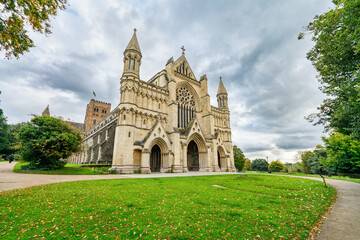 Cathedral and Abbey Church of Saint Alban in St.Albans, UK