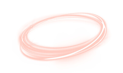 Naklejka premium Bright luminous red circle with glowing neon edges and soft gradients. Minimal abstract design enhances visual focus and clarity