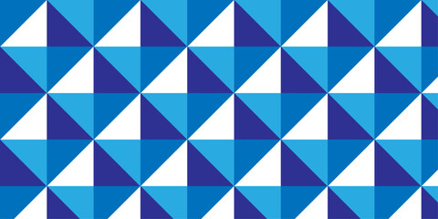 Obraz premium Illustration squares seamless geometric pattern with shapes. Abstract geometric triangle background wallpaper.
