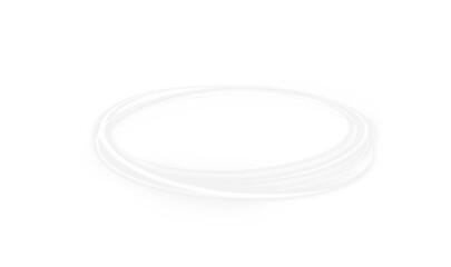 Smooth flowing white light wave moves gracefully across the composition with subtle glow. Sparkling particles follow the motion creating depth and energy. Clean abstract visual suitable for modern gra © Little Monster 2070