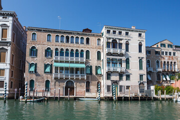 Fototapeta premium Venice architecture details from water