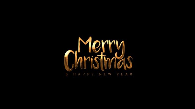 Gold text with festive greetings for christmas and new year celebrations, perfect for holidaythemed designs, greeting cards, social media posts.