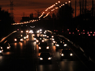 samochody nocą © matesiak