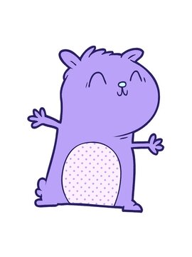jiggle and pause animation of gerbil drawing