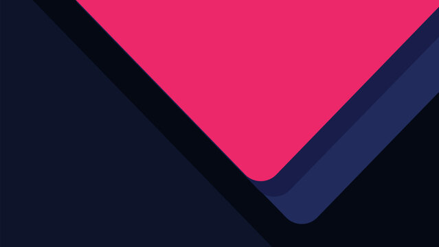 Abstract red ribbon wave pattern background with heart shapes and copy space for a romantic Valentine's Day card vector illustration design