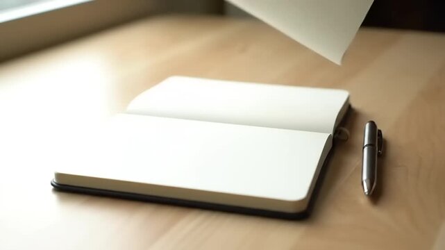 pen and notebook