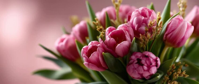 Hello spring text card with colorful flowers on light background, seasonal greeting, spring blossoms, floral composition, fresh bloom, cheerful holiday design, nature inspiration