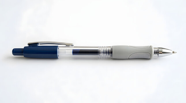 Close up of pen and microphone on white background 2026