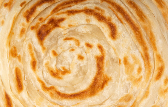 Kerala porotta known as paratha or parotta