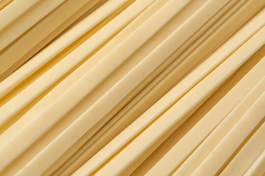 Wheat soba closeup, raw udon noodles