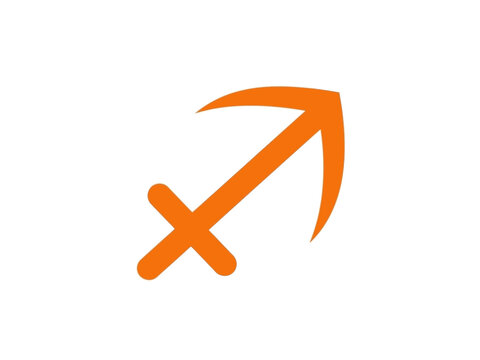 Sagittarius zodiac symbol sign.