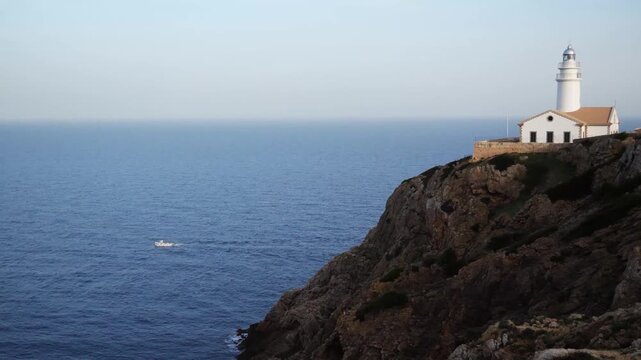 Lighthouse in the coastline