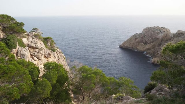 Mallorca coastline in Spring