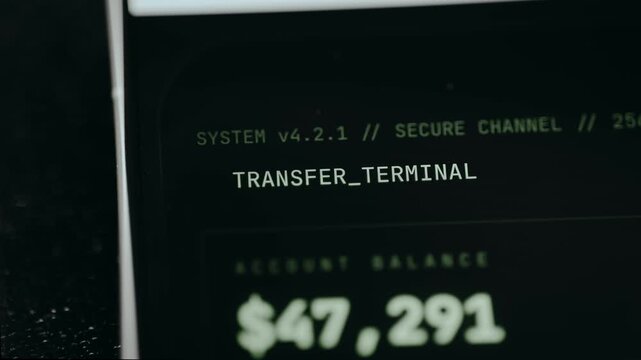 Transfer Terminal prompt, device is currently in a mode for data exchange
